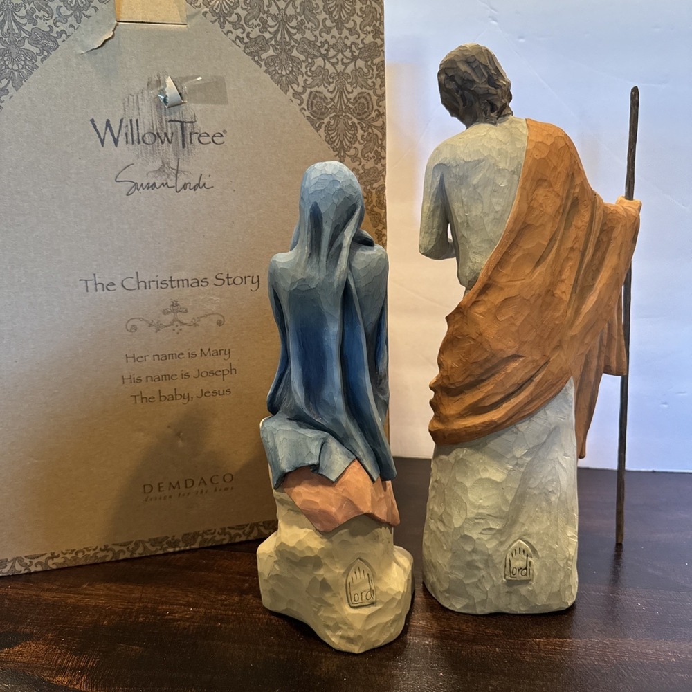 Willow Tree Christmas Story Nativity Susan Lordi Demdaco Mary Joseph Jesus‎ EUC - Picture 3 of 5
